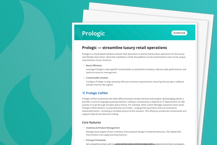 Prologic Product Overview