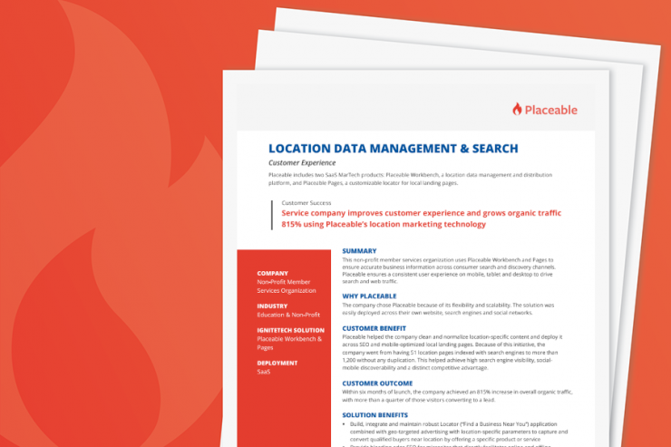 Placeable Use Case: Location Data Management & Search