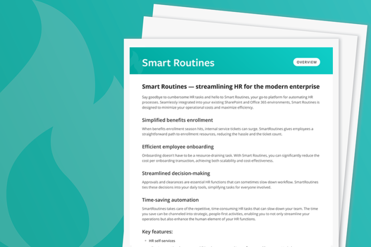 Smart Routines Product Overview