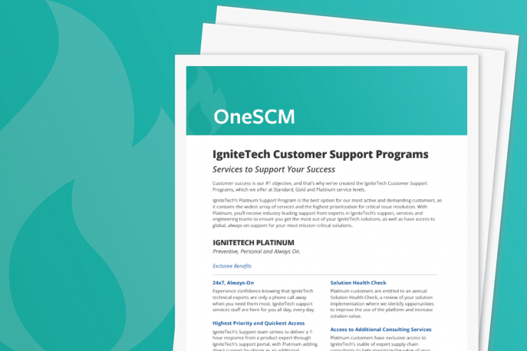 OneSCM Support Services