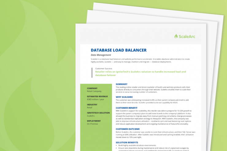 ScaleArc Use Case: Database Load Balancer