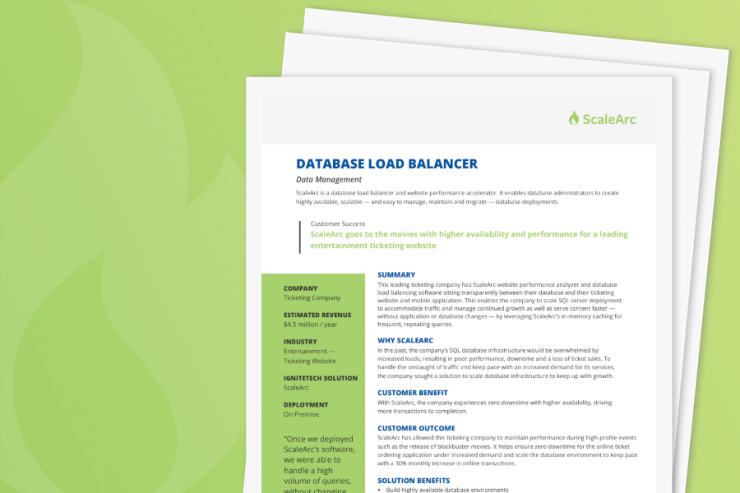 ScaleArc Use Case: Website Performance Analyzer