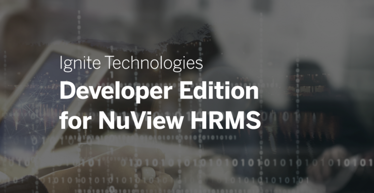 IgniteTech Announces NEW Developer Edition for NuView HRMS