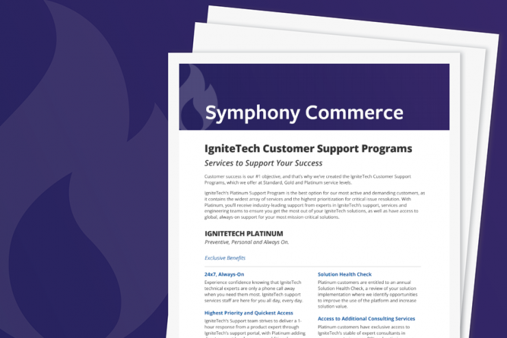 Symphony Commerce Support Services
