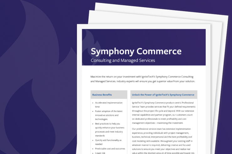 Symphony Commerce Consulting Services